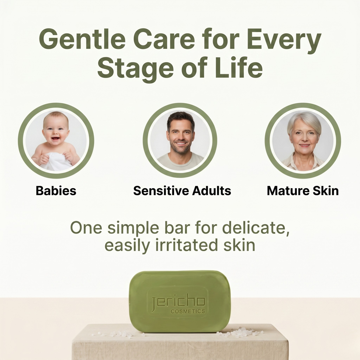 Olive Oil Soap Bar – 86% Pure Cold Pressed - 2 Pack